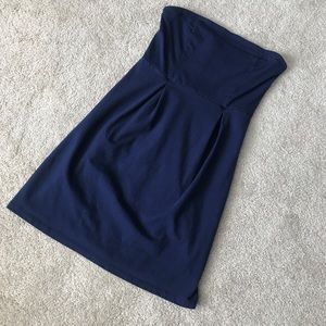 Old Navy NWOT navy blue strapless stretch dress